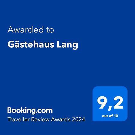 Gaestehaus Lang Wunsiedel Buitenkant foto